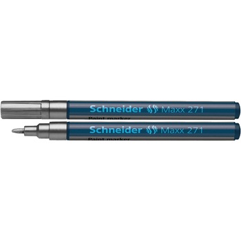 Marker cu vopsea Schneider 271, 1-2 mm, Argintiu Marker cu vopsea Schneider 271, 1-2 mm, Argintiu