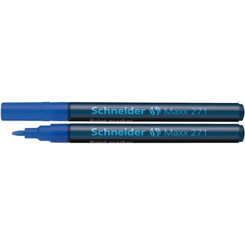 Marker cu vopsea Schneider 271, 1-2 mm, Albastru Marker cu vopsea Schneider 271, 1-2 mm, Albastru