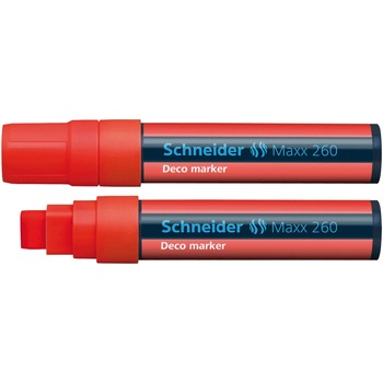 Marker cu creta lichida Deco Schneider 260, 5-15 mm, Rosu Marker cu creta lichida Deco Schneider 260, 5-15 mm, Rosu