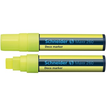 Marker cu creta lichida Deco Schneider 260, 5-15 mm, Galben Marker cu creta lichida Deco Schneider 260, 5-15 mm, Galben