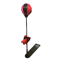 Para de box cu suport, pentru copii, inaltime reglabila 65-105 cm, Cezarino