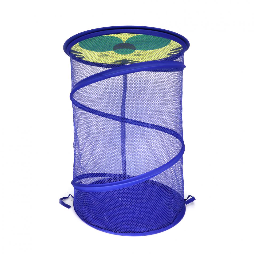 Cos rotund pliabil cu capac, 35 x 49 cm