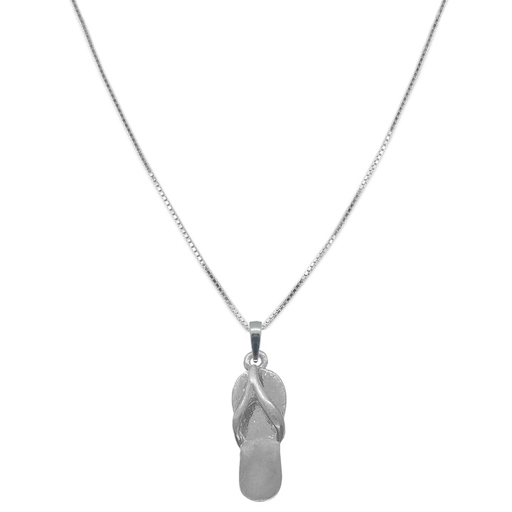 Személyre szabott ezüst lánc medállal Papuc 6854VEN790 Dras 3958, Ezüstszín