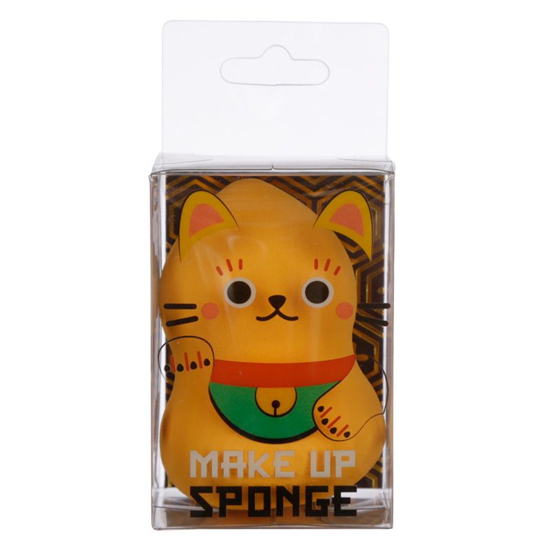 Buretel Machiaj Puckator Maneki Neko Lucky Cat Gold