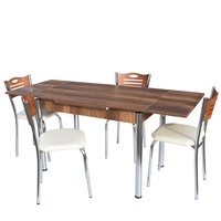 set masa 4 scaune 1300 antik ceviz 110x70x75cm extensibila imagen 53_0_
0