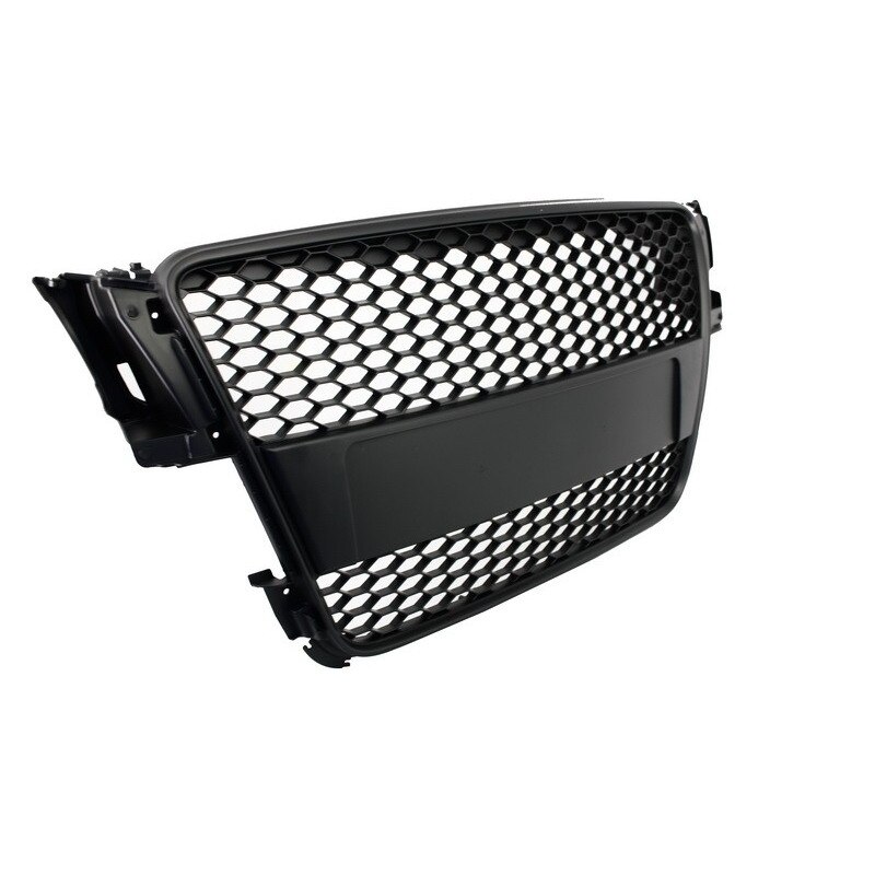 Grila Centrala compatibil cu AUDI A5 8T (2007-2011) RS Design Negru Mat