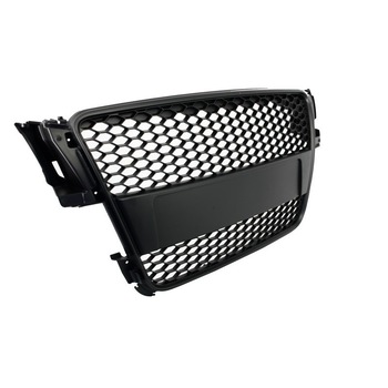 Grila Centrala compatibil cu AUDI A5 8T (2007-2011) RS Design Negru Mat Grila Centrala compatibil cu AUDI A5 8T (2007-2011) RS Design Negru Mat