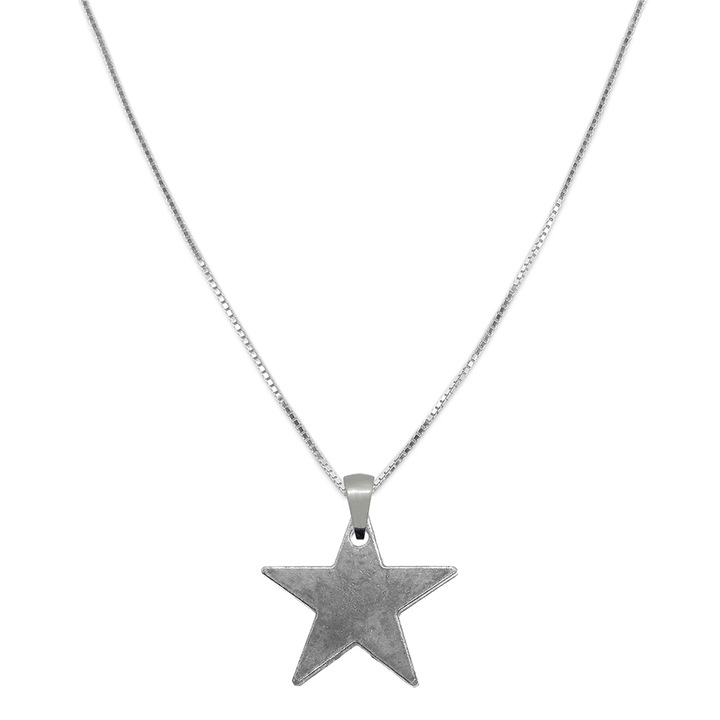 Lantisor argint personalizat pandantiv Steluta 10031VEN620 Dras 4281, Argintiu