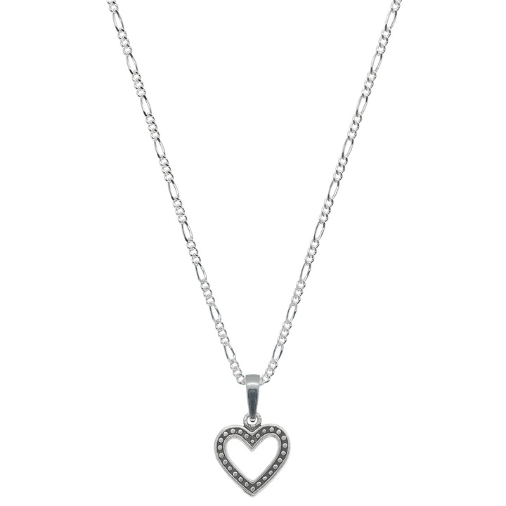 Lantisor argint personalizat pandantiv Inimioara 9565FIG31390 Dras 4464, Argintiu