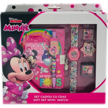 Set cadou cu ceas Minnie Set cadou cu ceas Minnie