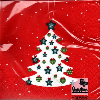 Servetele de Craciun Decorative Pachet de Masa 20 Buc Bradut Rosu Servetele de Craciun Decorative Pachet de Masa 20 Buc Bradut Rosu