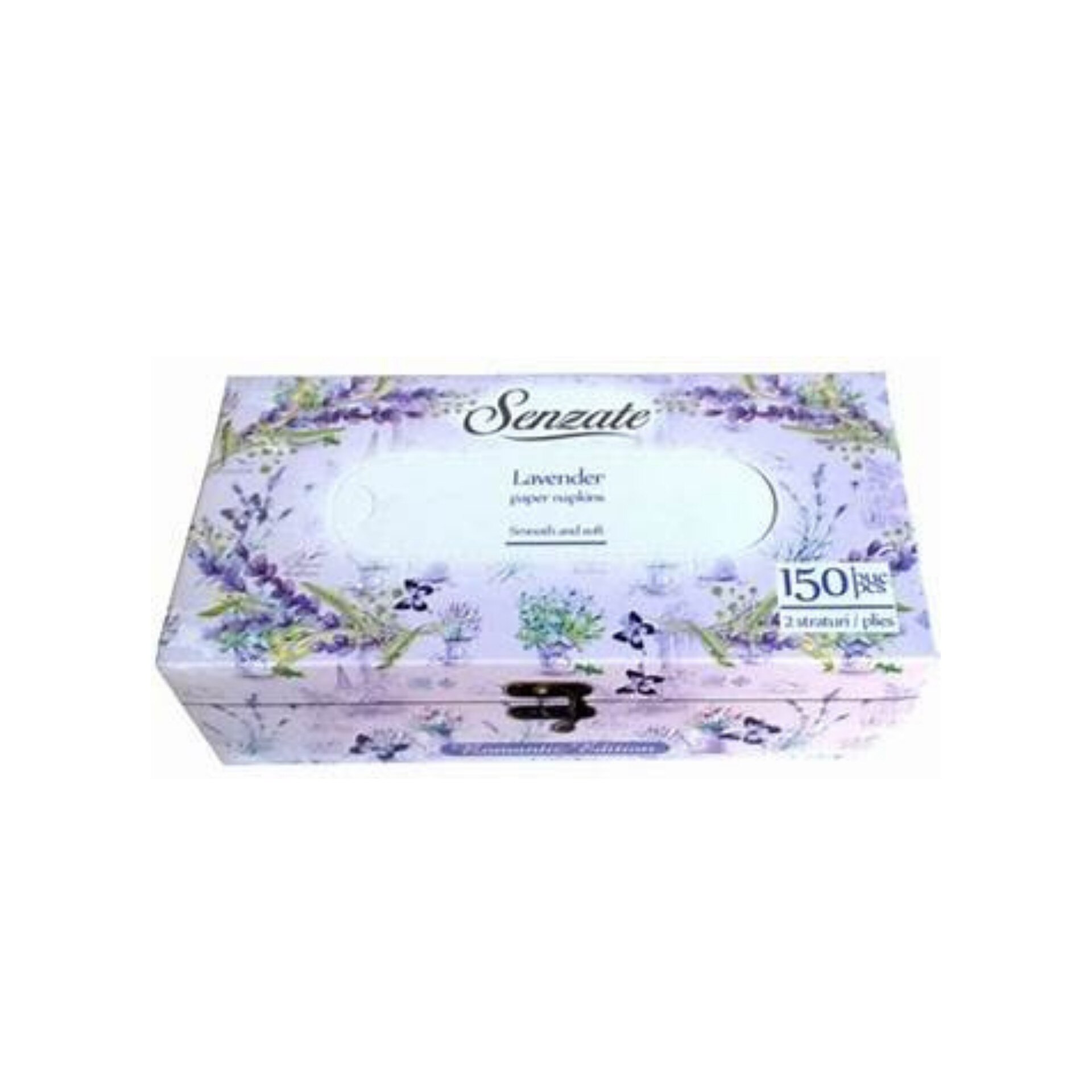 Servetele faciale,Senzate Romantic, 150 buc, 2 straturi , 100% celuloza