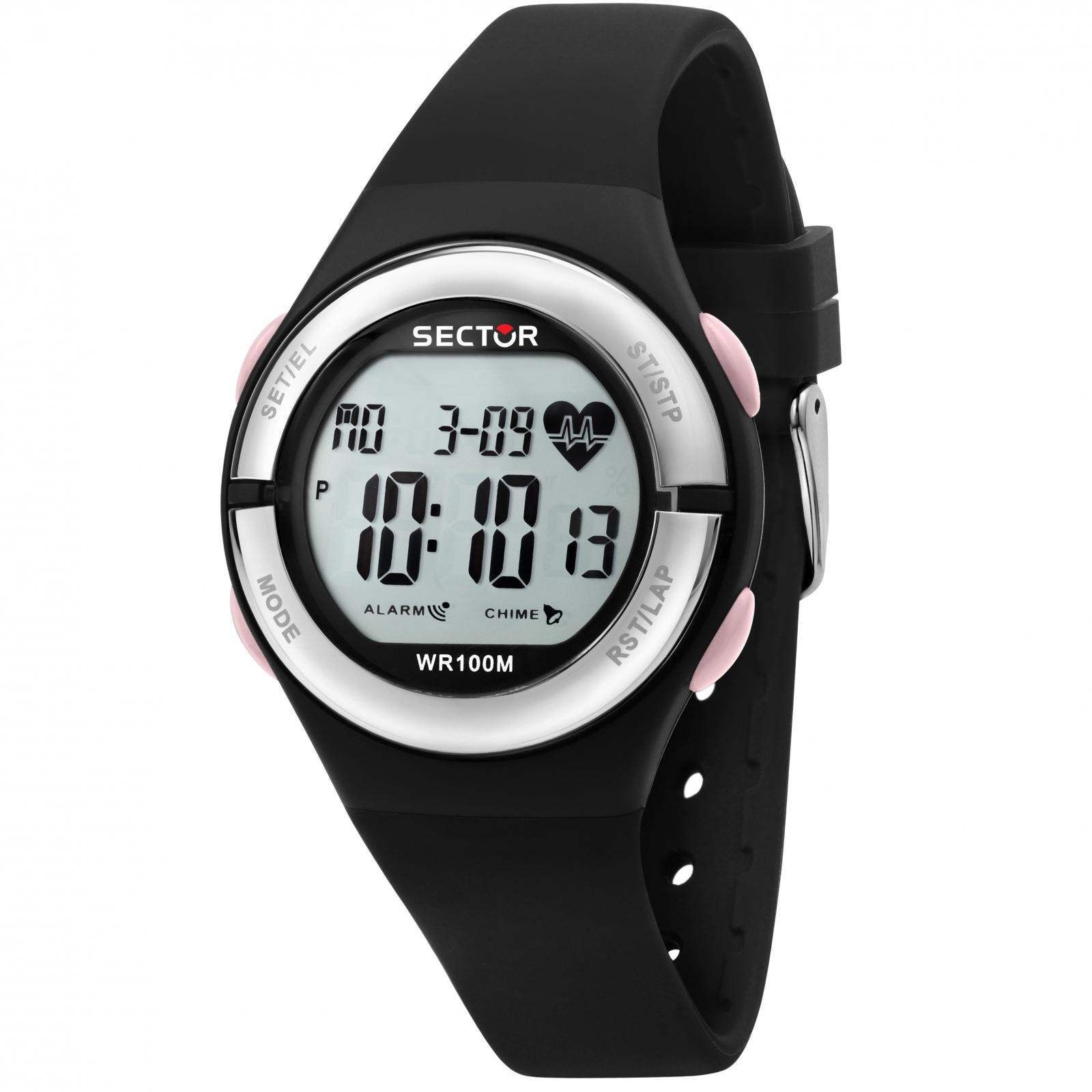 Ceas dama Sector R3251279501 Quartz Argintiu, Negru