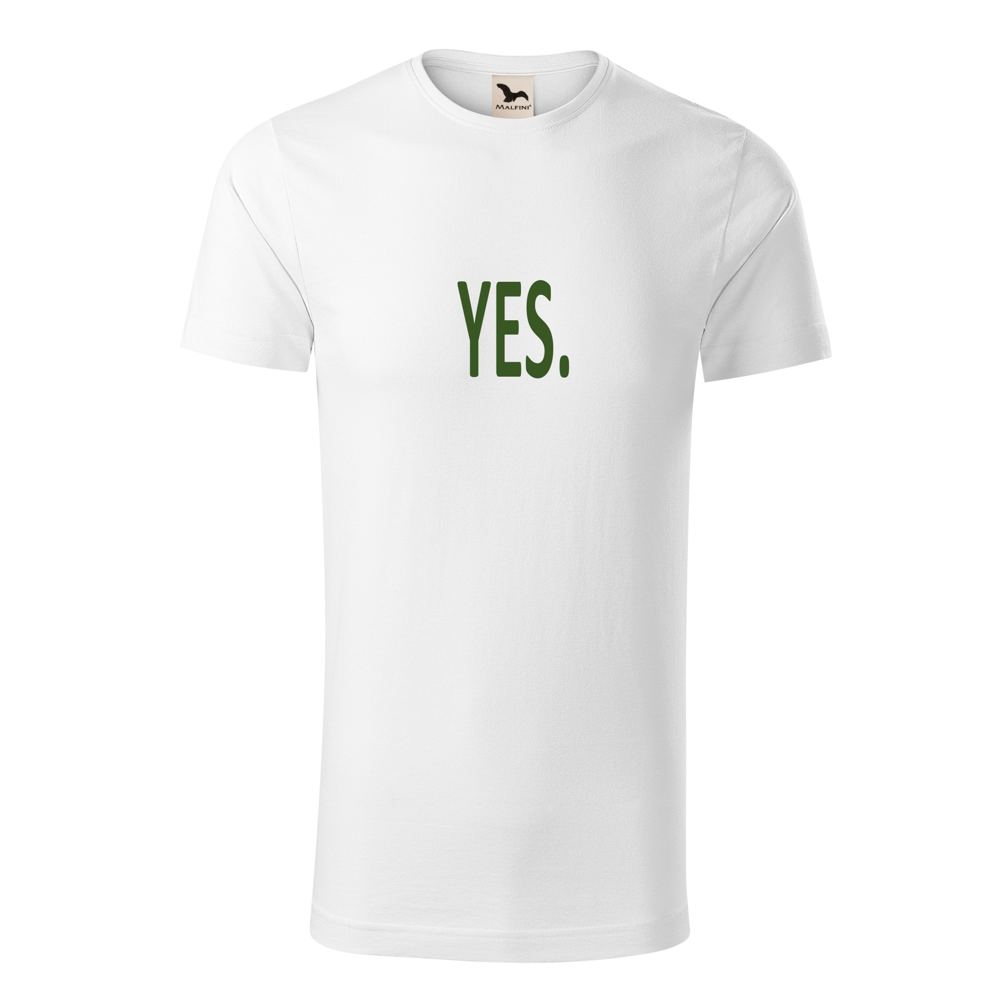 Tricou barbati clasic, Malfini, YES, Alb, 2XL
