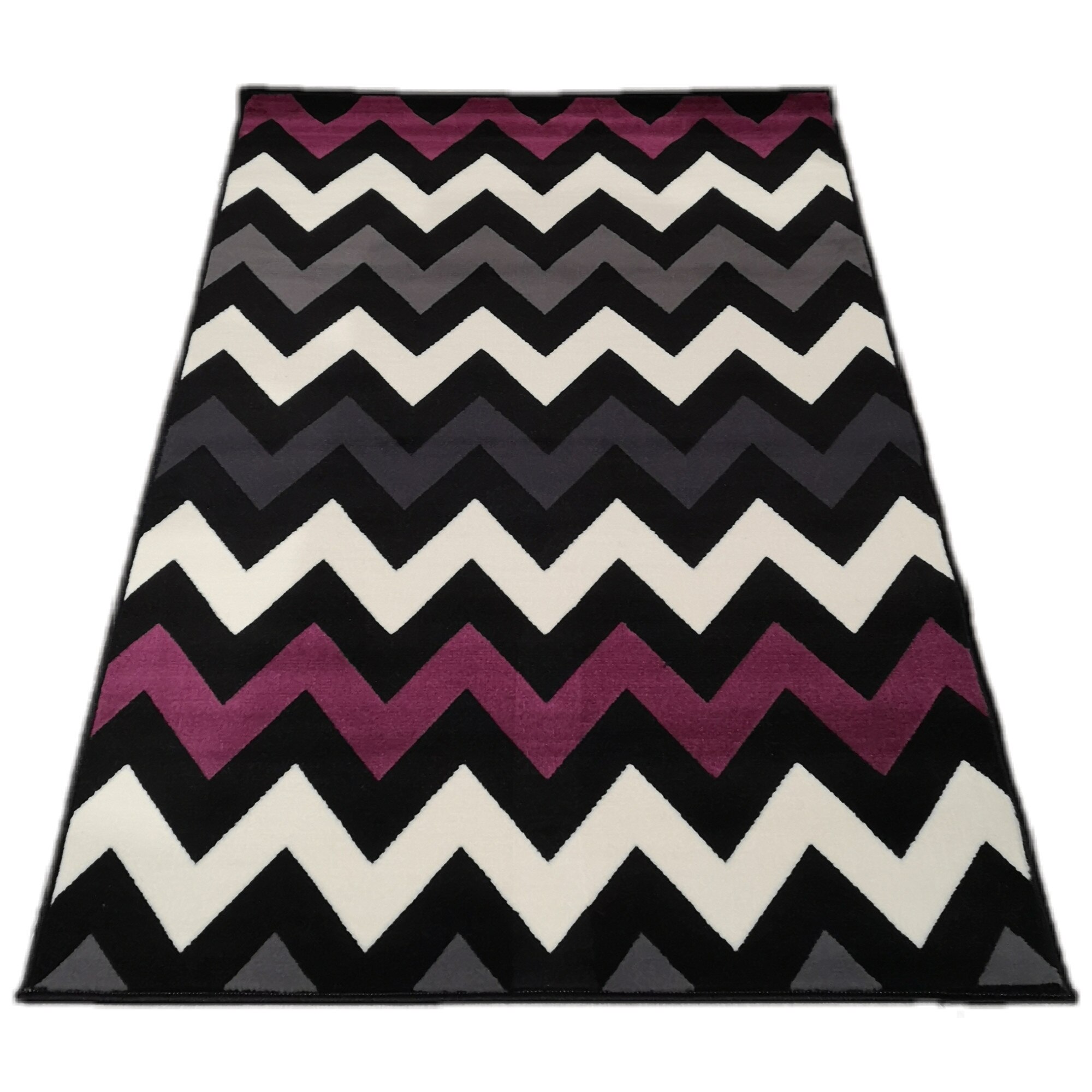 Covor LUNA 120 x 170 ZigZag Gri/Mov 50.3369 56945