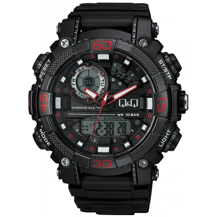 Мъжки дигитален часовник Q&Q GW87J011Y,Черен