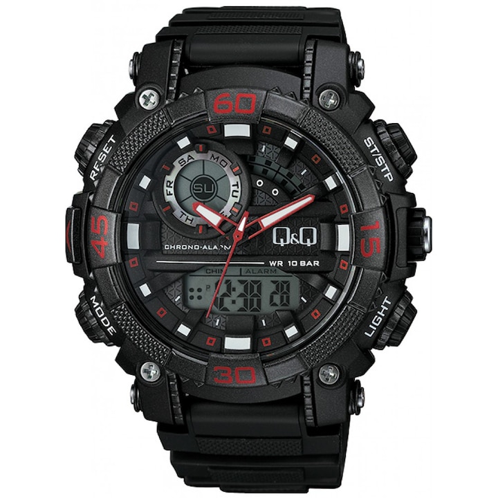 Мъжки дигитален часовник Q&Q GW87J011Y,Черен