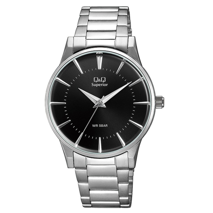 Férfi analóg óra, Q&Q Superior S398J202Y, ezüst