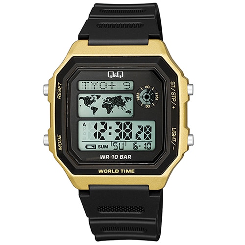 Ceas digital pentru barbati Q&Q M196J004Y, Negru