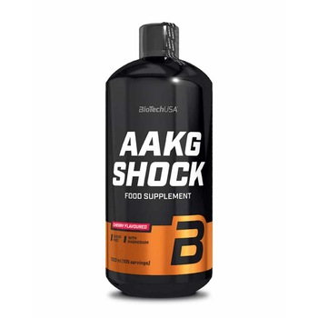 BioTech, AAKG Shock, aroma cirese, gramaj 1000 ml BioTech, AAKG Shock, aroma cirese, gramaj 1000 ml