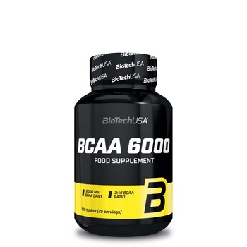 BioTech, supliment de BCAA 6000, contine 100 tablete BioTech, supliment de BCAA 6000, contine 100 tablete