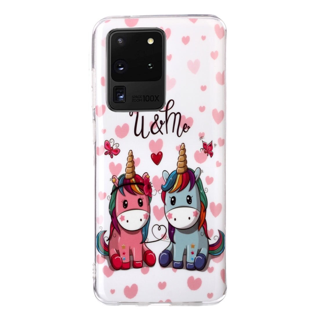 Husa silicon Samsung Galaxy S20 Ultra model Love Unicorns, Silicon, TPU Viceversa Multicolor