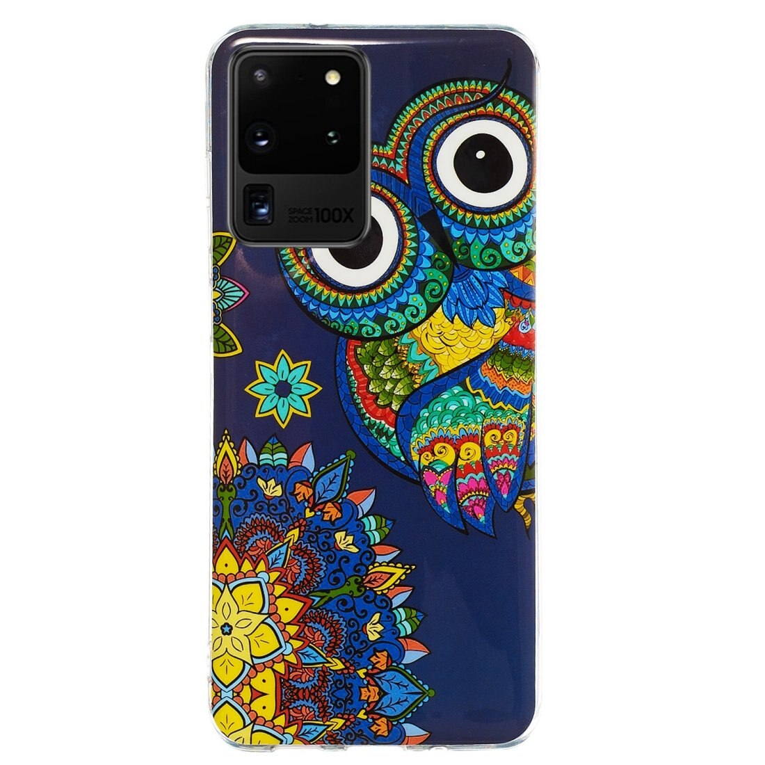 Husa silicon Samsung Galaxy S20 Ultra model Owl Mandala, Silicon, TPU Viceversa Multicolor