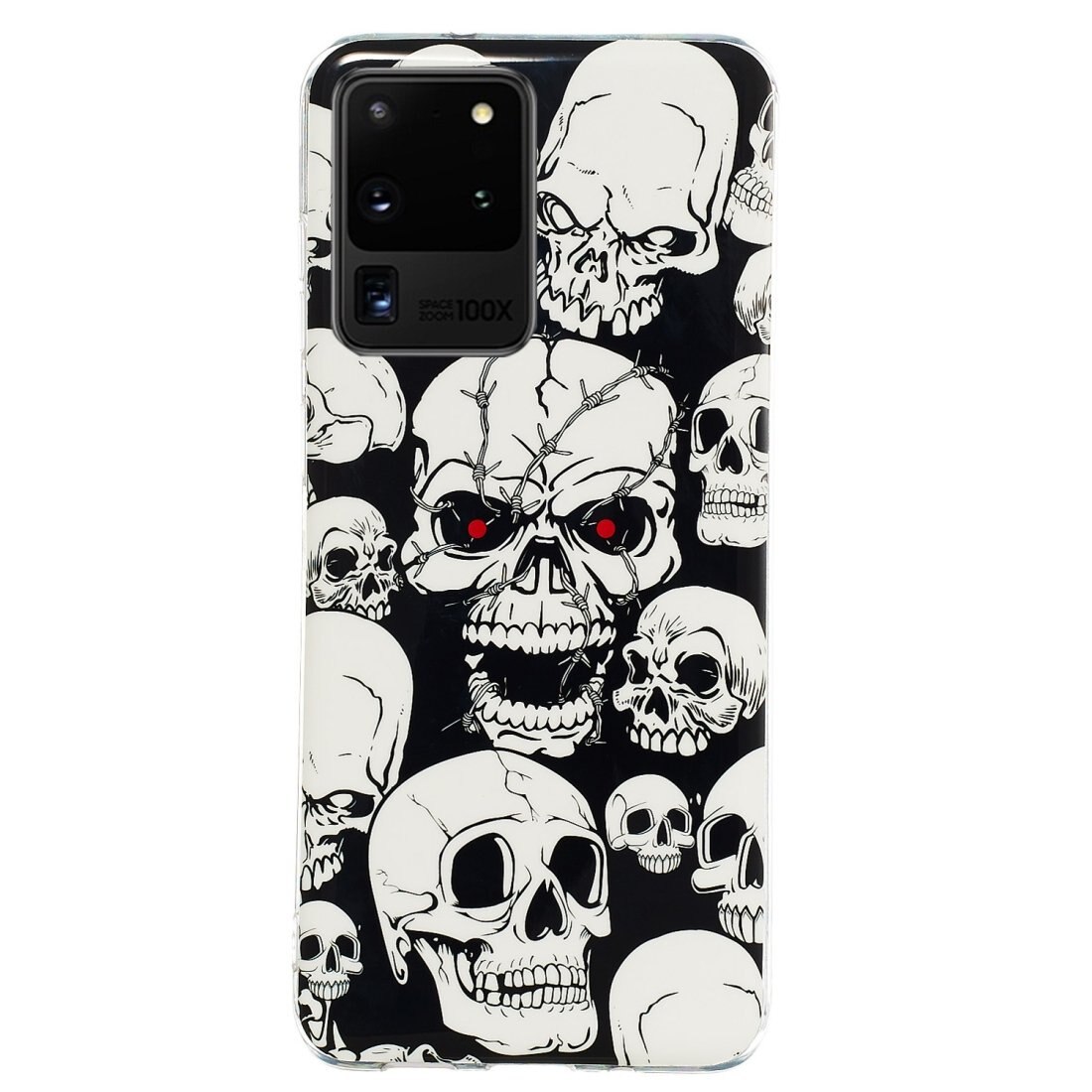 Husa silicon Samsung Galaxy S20 Ultra model Skulls, Silicon, TPU Viceversa Multicolor