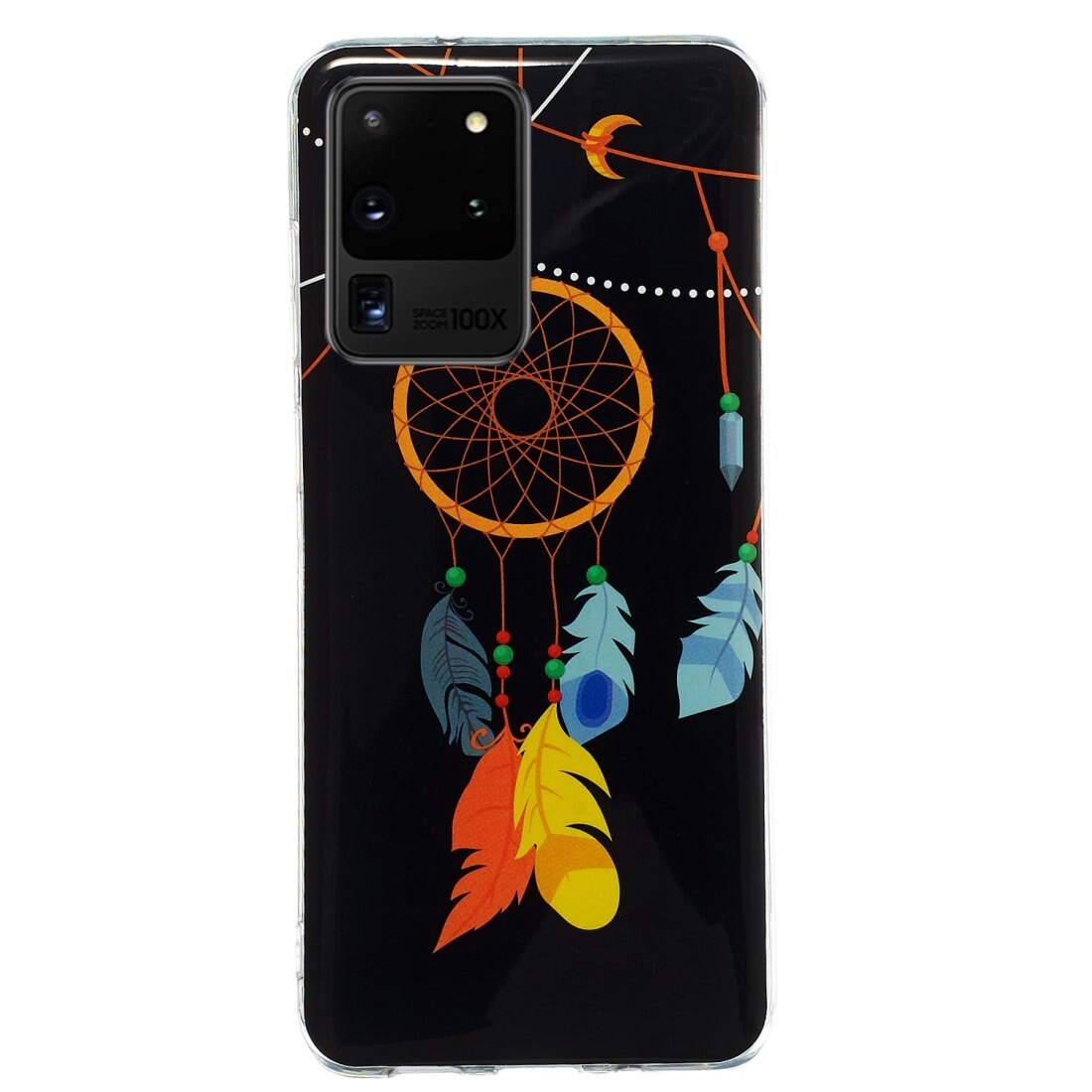 Husa silicon Samsung Galaxy S20 Ultra model Feather Dreamcatcher, Silicon, TPU Viceversa Multicolor