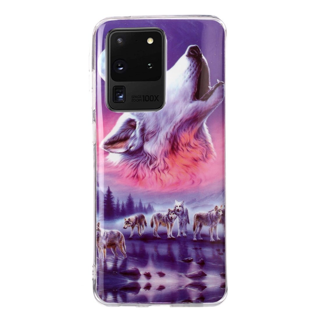 Husa silicon Samsung Galaxy S20 Ultra model Wolf Pack, Silicon, TPU Viceversa Multicolor