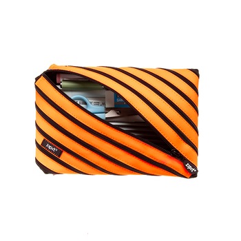 Penar cu fermoar, ZIPIT Neon Jumbo - portocaliu Penar cu fermoar, ZIPIT Neon Jumbo - portocaliu