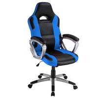 Scaun gaming, Model Ever, Negru/albastru
