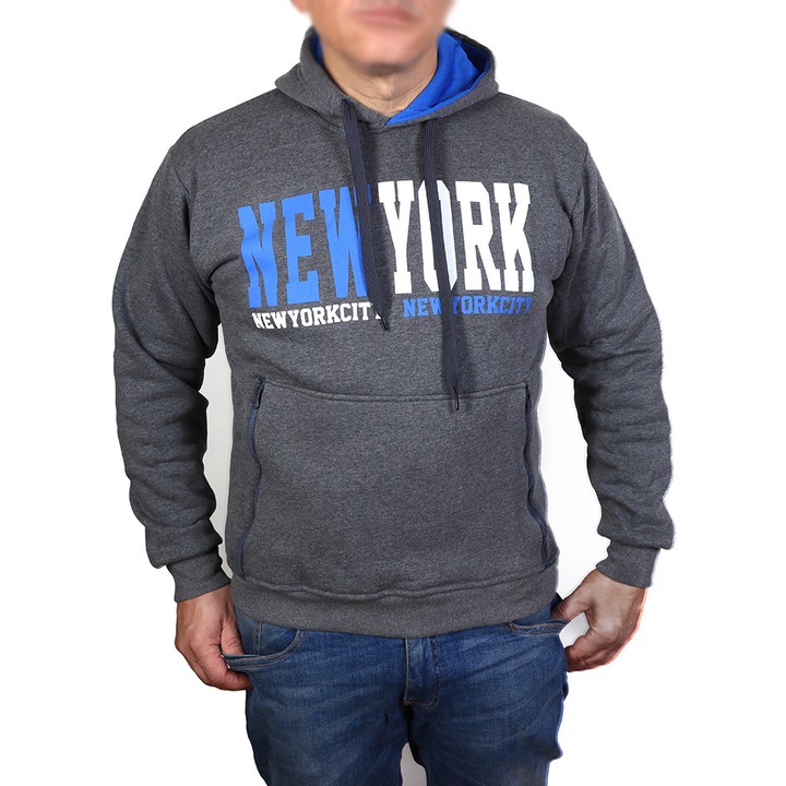 Мъжки Суитшърт, Cив меланж, M