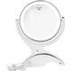 Oglinda Cosmetica FizioTab®, Iluminata Led, Dimabila, 2 Fete, Marire 10X, Baterii si Cablu USB Incluse