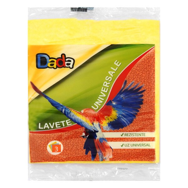 Lavete universale 40x30 cm, Dada, set 3 buc