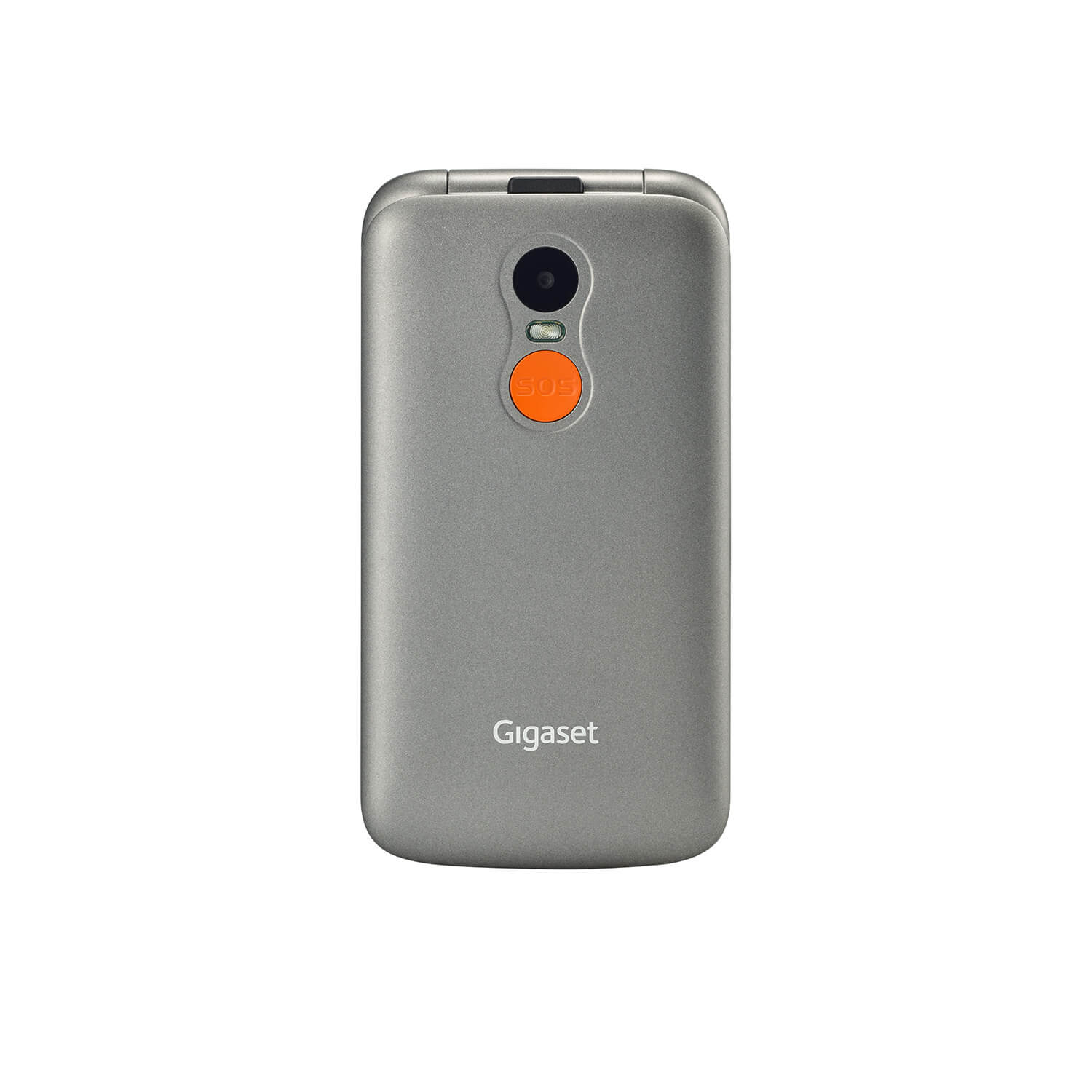Telefon mobil, Gigaset, GL590 independent de card, SIM dual, Argintiu titan