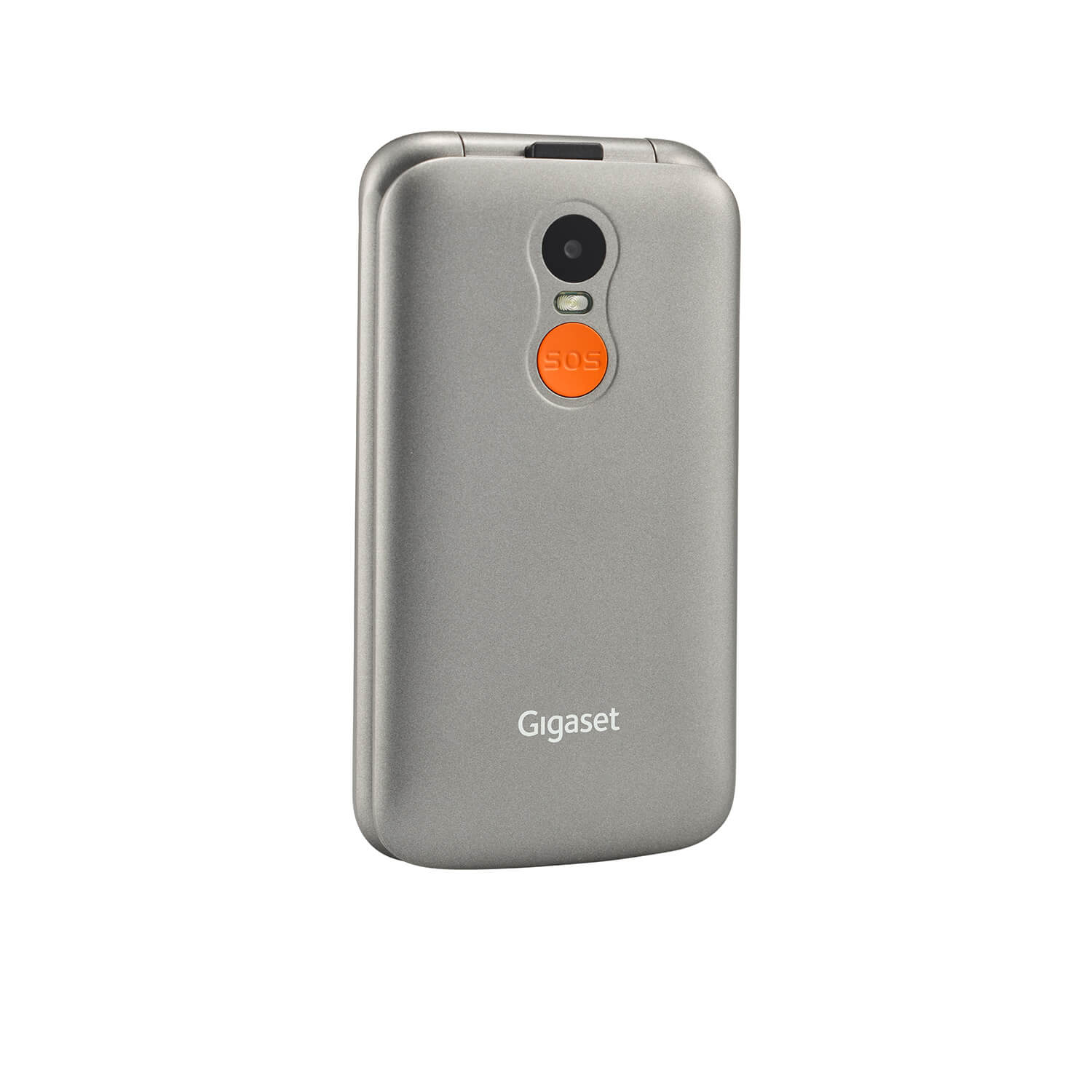 Telefon mobil, Gigaset, GL590 independent de card, SIM dual, Argintiu titan