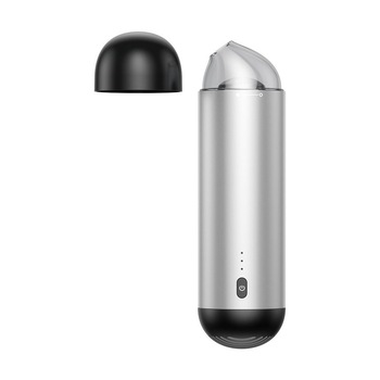 Aspirator auto Baseus Capsule, Argintiu, Wireless, Baterie 2000 mAh, Putere 65 W, Incarcare Type-C Aspirator auto Baseus Capsule, Argintiu, Wireless, Baterie 2000 mAh, Putere 65 W, Incarcare Type-C