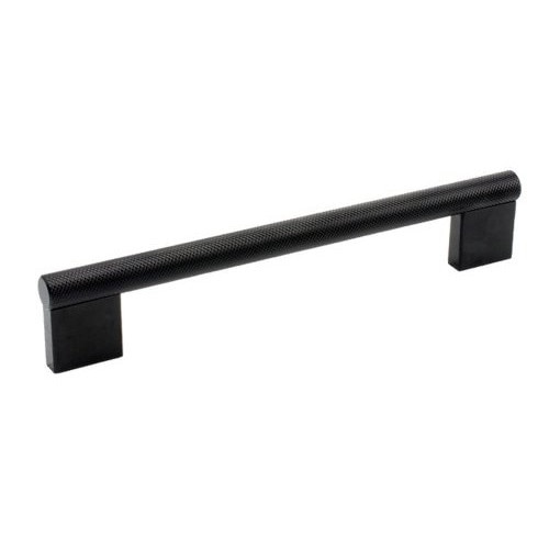 Maner pentru mobilier Graf Big, finisaj negru periat, L:224 mm