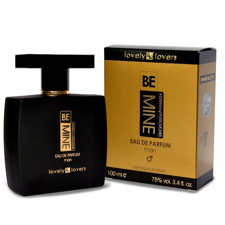 Lovely Lovers BeMINE Férfi Feromonos Parfüm, Eau de Parfume, 100ml