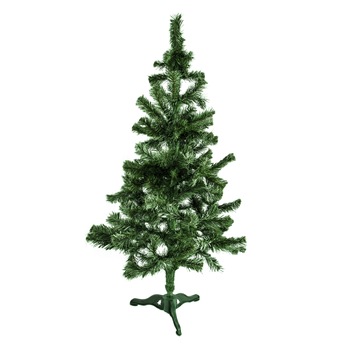 Brad artificial, 150 cm, cu suport plastic inclus, verde Brad artificial, 150 cm, cu suport plastic inclus, verde