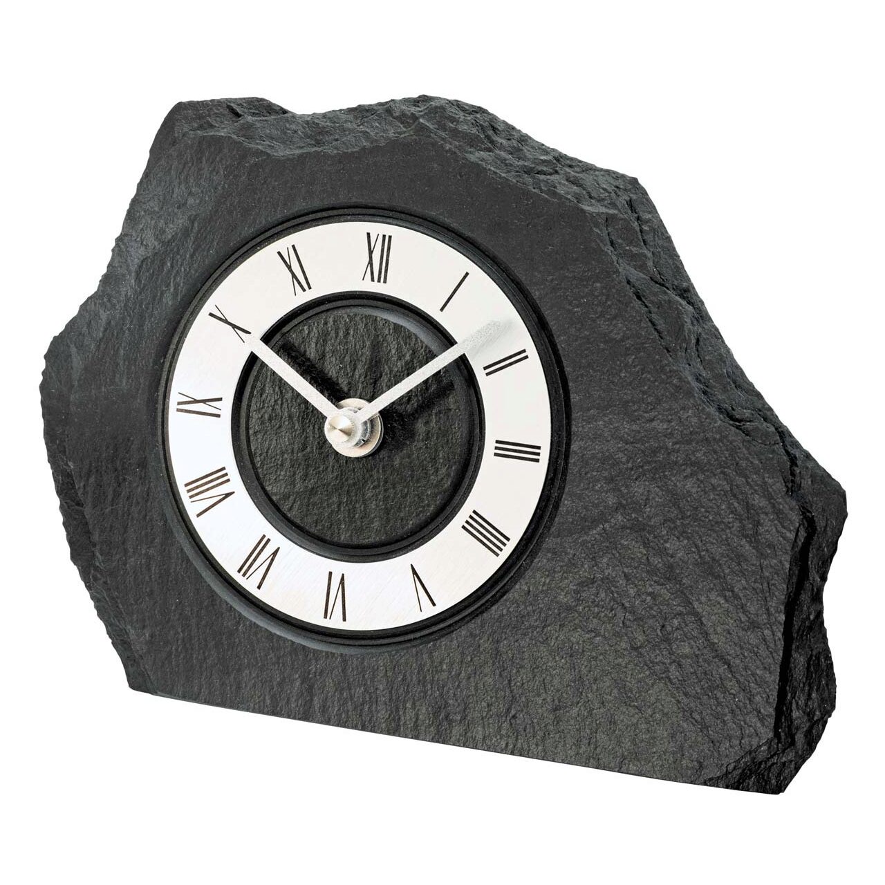 Ceas de masa AMS 1104, Quartz, Negru, Analogic, Rustic