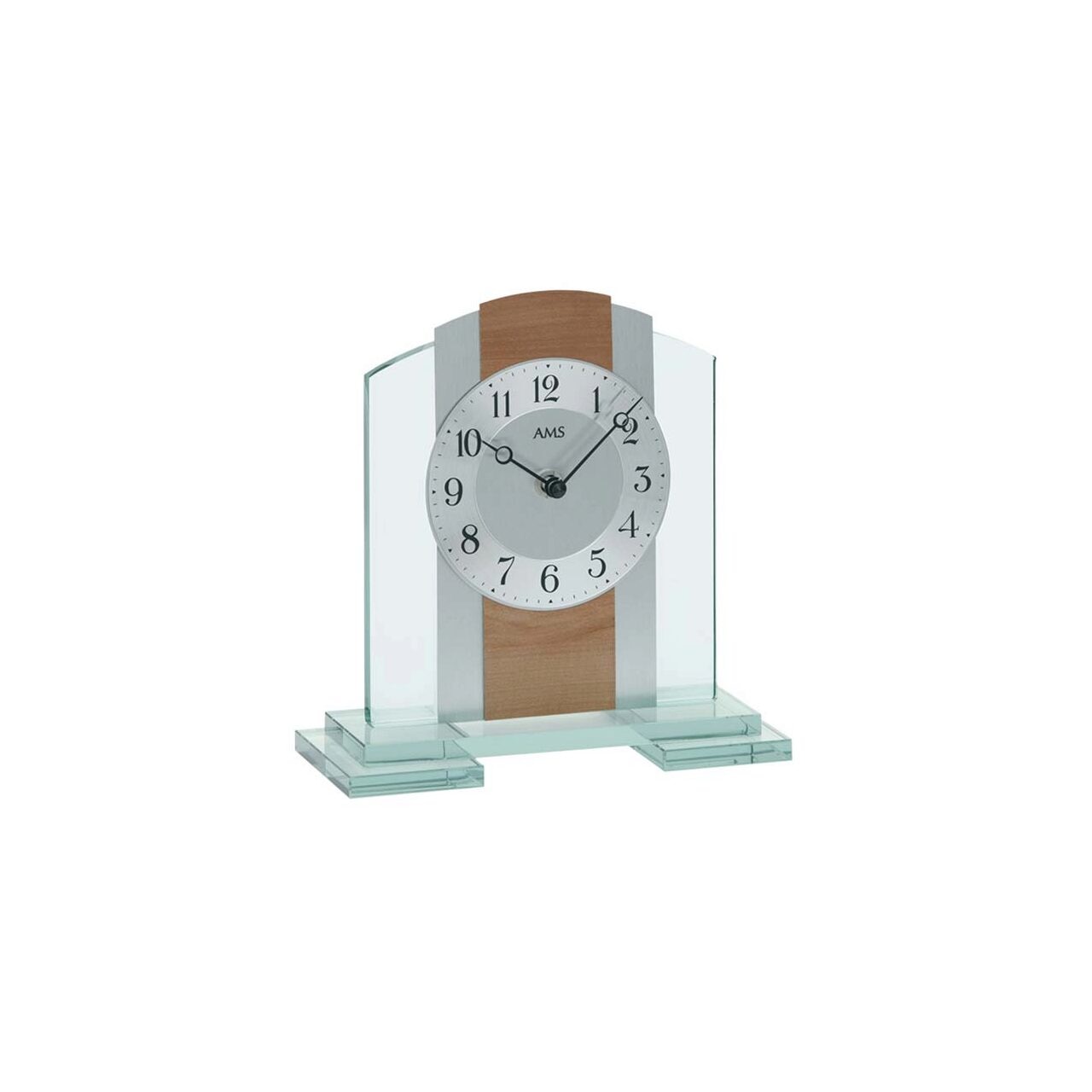 Ceas de masa AMS 1124, Quartz, Multicolor, Analogic, Vintage