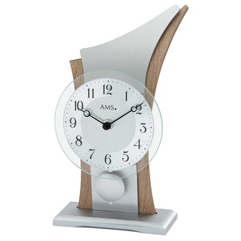 Ceas de masa AMS 1139, Quartz, Multicolor, Analogic, Modern Ceas de masa AMS 1139, Quartz, Multicolor, Analogic, Modern