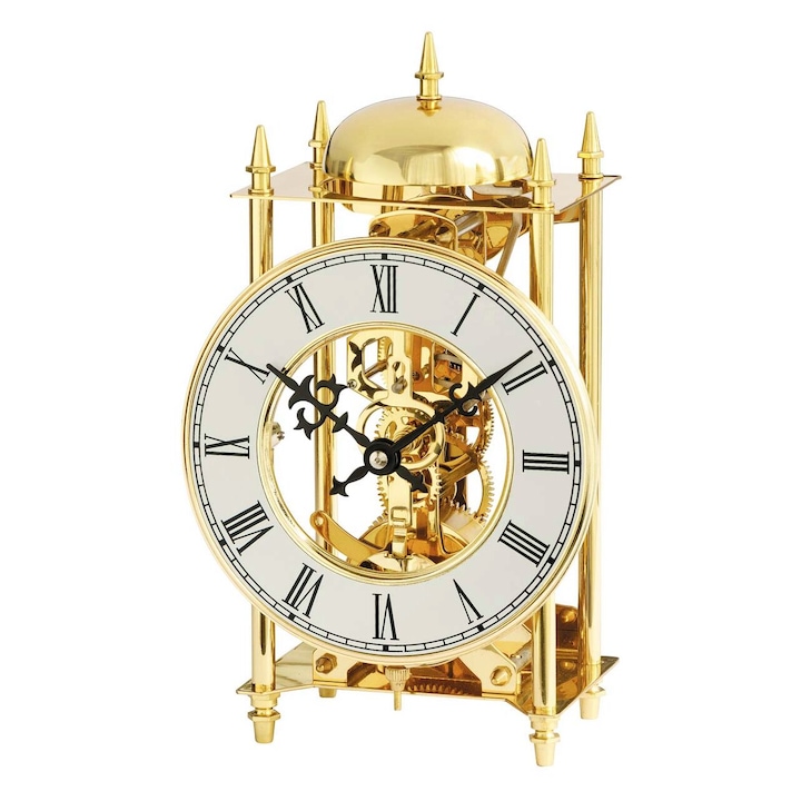 Ceas de masa AMS 1183, Mecanic, Auriu, Analogic, Clasic