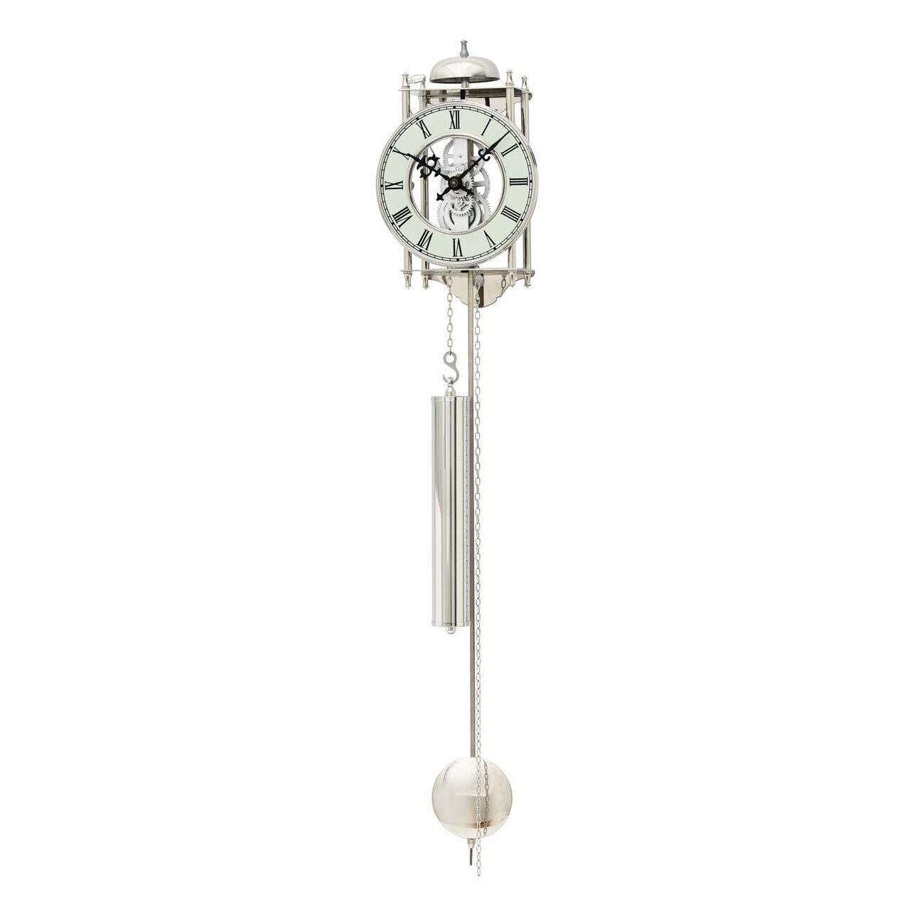 Ceas de perete AMS 304, Mecanic, Alb, Analogic, Clasic