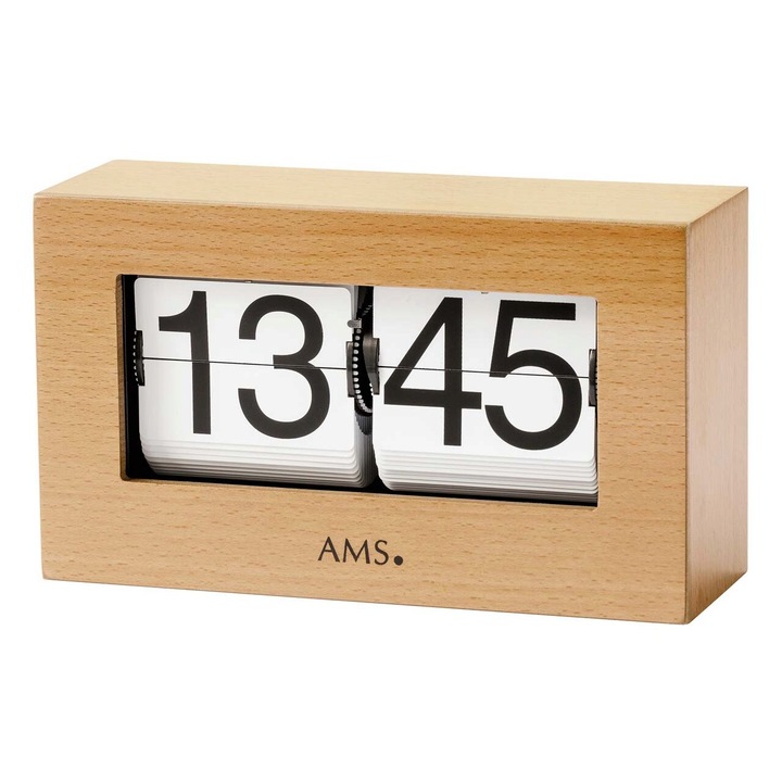 Ceas de masa AMS 1175/18, Quartz, Maro, Digital, Modern