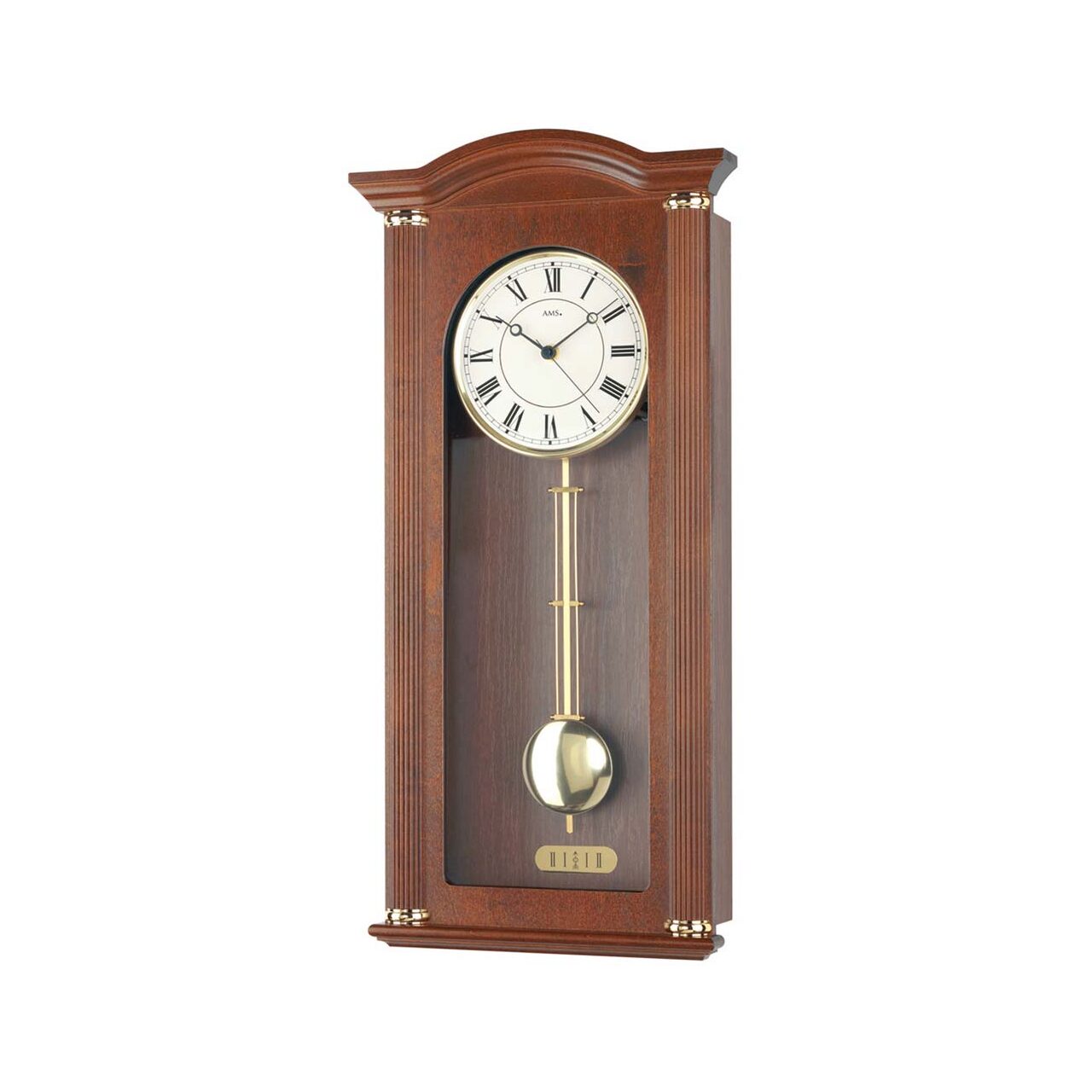 Ceas de perete AMS 5014/1, Quartz, Alb, Analogic, Clasic