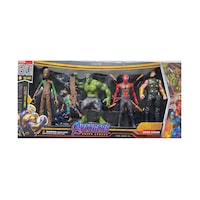 Set 5 Figurine SuperEroi Avengers - SpiderMan , Groot, Thor, Rocket, Hulk