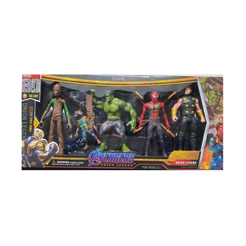 Set 5 Figurine SuperEroi Avengers - SpiderMan , Groot, Thor, Rocket, Hulk Set 5 Figurine SuperEroi Avengers - SpiderMan , Groot, Thor, Rocket, Hulk